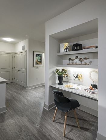 Built in computer desks and bookcases*